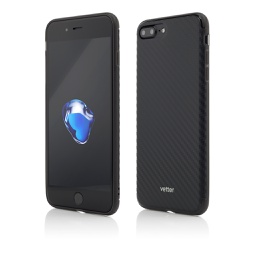 [35025] Husa iPhone 8 Plus, 7 Plus, Clip-On Hybrid Slim Series, Carbon Look
