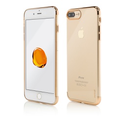 [34956] Husa iPhone 8 Plus, 7 Plus, Clip-On Shiny Soft Series, Gold