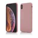 Husa iPhone XS Max, Clip-On Soft Touch Silk Series, Pink