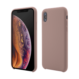 [46300] Husa iPhone XS, X, Clip-On Soft Touch Silk Series, Pink