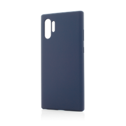 [50022] Husa Samsung Galaxy Note 10+, Clip-On Soft Touch Silk Series, Dark Blue
