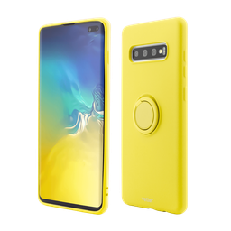 [50734] Husa Samsung Galaxy S10 Plus, Soft Pro with Magnetic iStand, Yellow