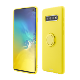 [50729] Husa Samsung Galaxy S10, Soft Pro with Magnetic iStand, Yellow