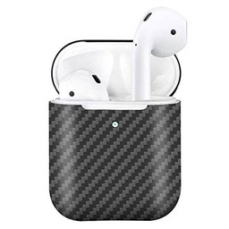 [50743] Husa Case for AirPods 2, made from Carbon, Matt Black