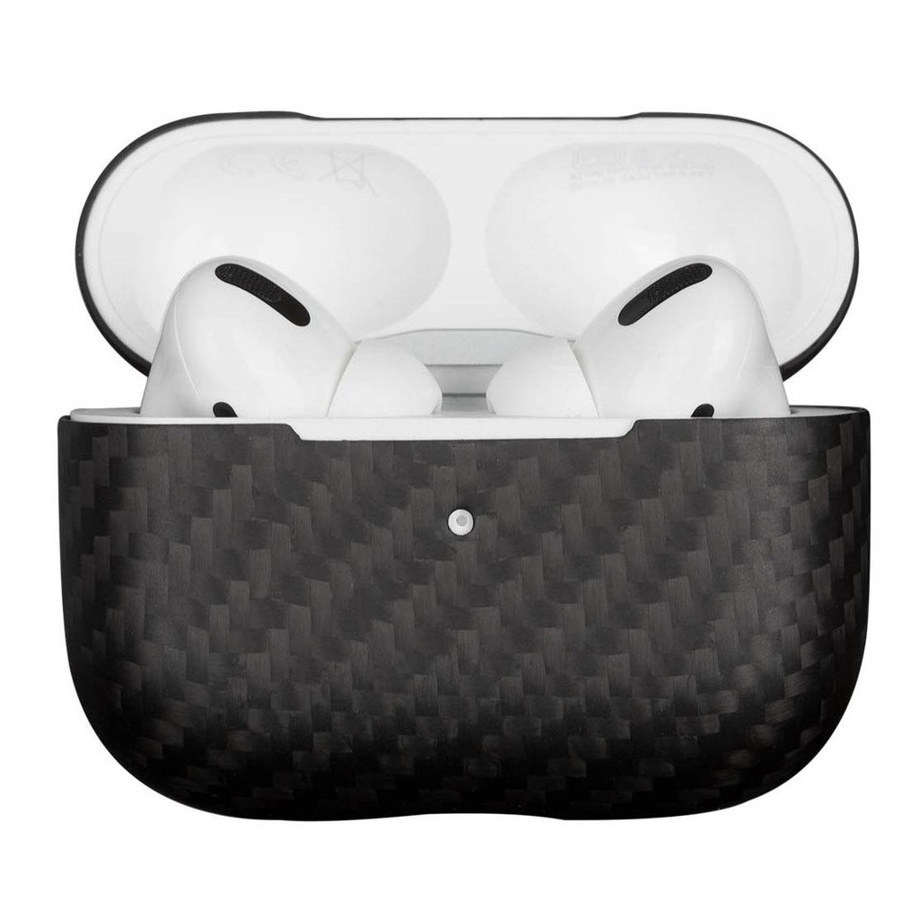 Husa Case for AirPods Pro, made from Carbon, Matt Black