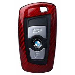 [50753] Husa Case for BMW Key F-Series, made from Carbon, Glossy Red