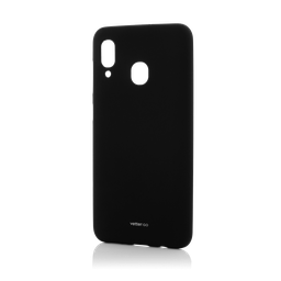 [48311] Husa Samsung Galaxy A20, Vetter GO, Soft Touch, Black