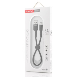 [53341] Cablu Tranyoo, S4, Micro USB Cable, 5A, 30cm, Black