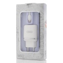 Incarcator Retea Tranyoo, V60, Fast Charge Kit, 2 x USB + Lightning Cable, White
