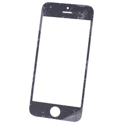 [26552] Geam Sticla iPhone 5s, Black