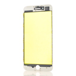 [53646] Geam Sticla iPhone 7 Plus, White +Rama