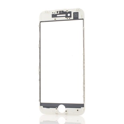 [53076] Geam Sticla iPhone 7, White + Rama