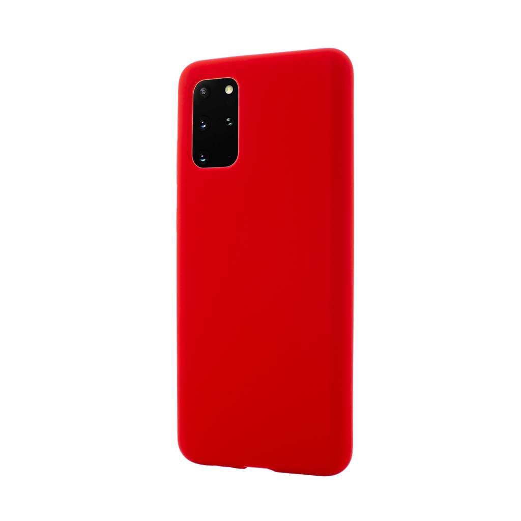Produs Resigilat, Husa Samsung Galaxy S20+, Clip-On Soft Touch Silk Series, Red