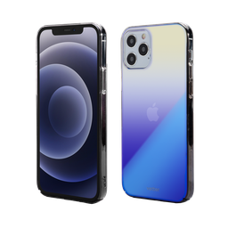 [54505] iPhone 12 Pro Max, Smart Case Aurora, Slim, Black