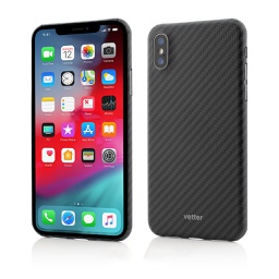 [54670] Produs Resigilat, Husa iPhone XS, X, Clip-On Ultra Slim, Made from Aramid Fiber, Kevlar, Black