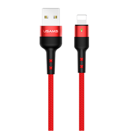 [54884] USAMS, U26 Lightning Charging and Data Cable, US-SJ311, 1m, Red