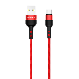 [54886] USAMS, U26 Micro, Charging and Data Cable, US-SJ312, 1m, Red