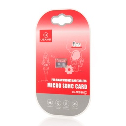 [54894] USAMS, TF High Speed Card 8GB, US-ZB092, Red
