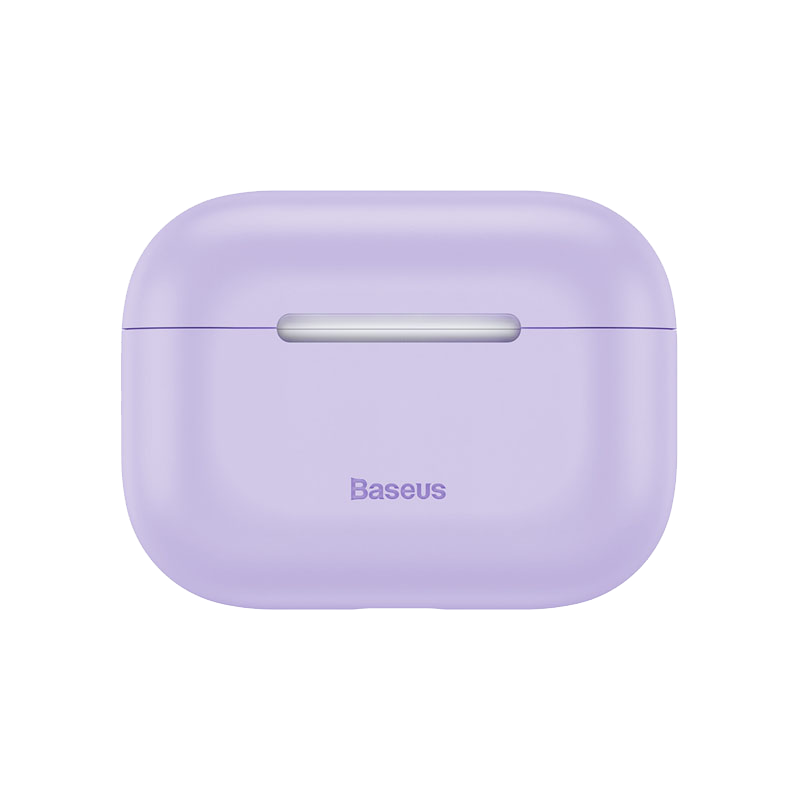Husa Baseus, Super Thin Silica Gel Case For Pods Pro, Purple