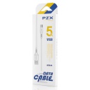 Cabluri PZX, Micro USB Cable, Quick Charge, V150, White