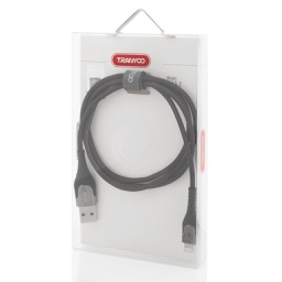 [55064] Cablu Tranyoo, X13, Lightning Cable, Black
