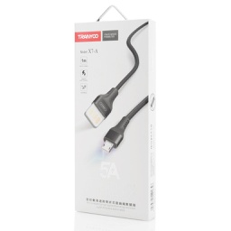 [55075] Cabluri Tranyoo, X7, Micro USB, Fast Charging, 1m, Black