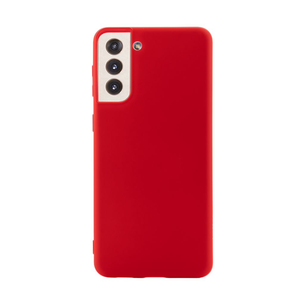 Husa Samsung Galaxy S21, Smart Case Anti-Slip Series, Red