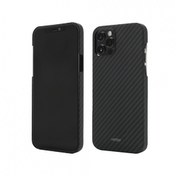 [55586] Husa iPhone 12 Pro Max, Clip-On MagSafe Compatible, Aramid Fiber, Kevlar, Black