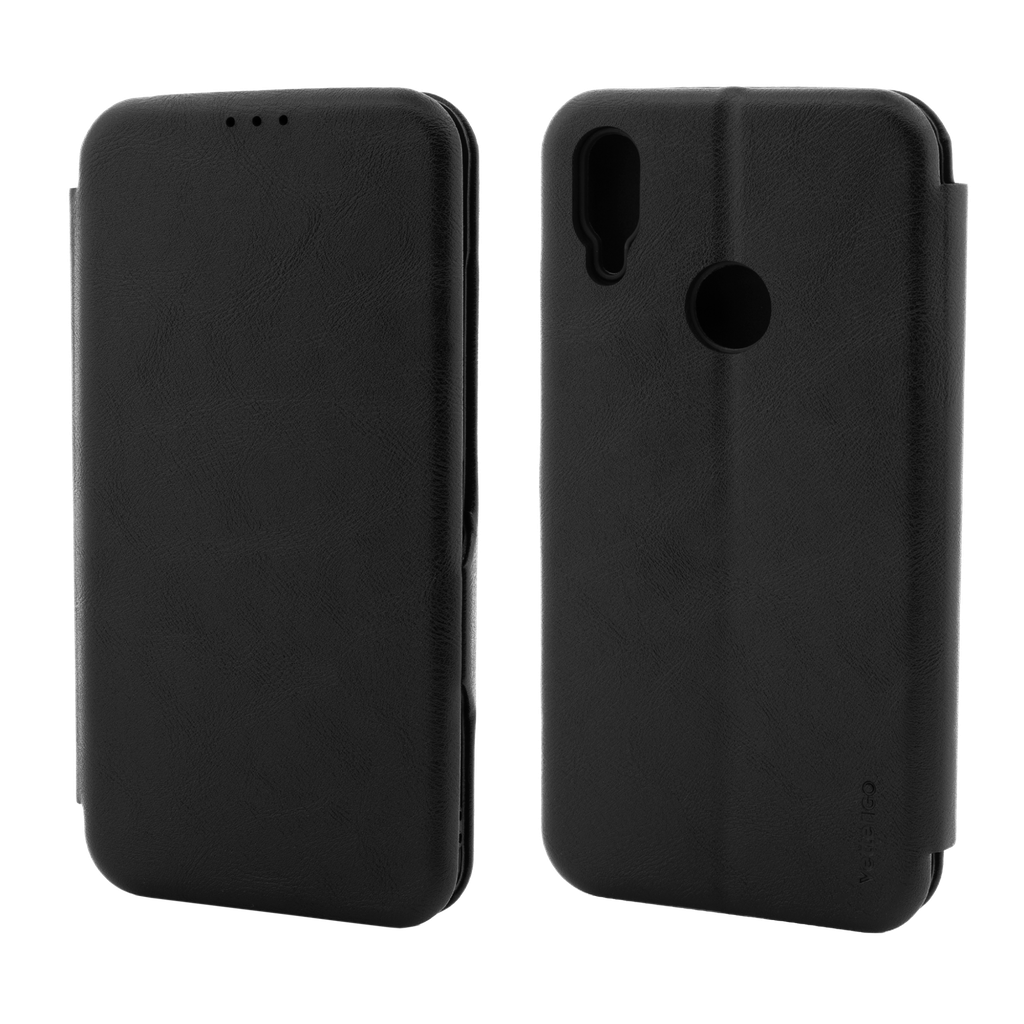 Husa Xiaomi Redmi Note 7 Vetter GO, Flip Series, Black