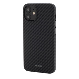 [55843] Produs Resigilat, Husa iPhone 12 mini, Clip-On Ultra Slim, made from Aramid Fiber, Kevlar, Black