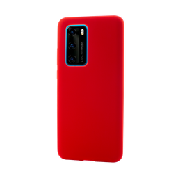 [55968] Produs Resigilat Husa Huawei P40, Clip-On Soft Touch Silk Series, Red, Resigilat