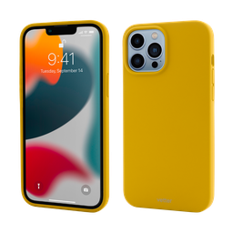 [57084] Husa iPhone 13 Pro, Clip-On Soft Touch Silk Series Mag Safe Compatible, Yellow