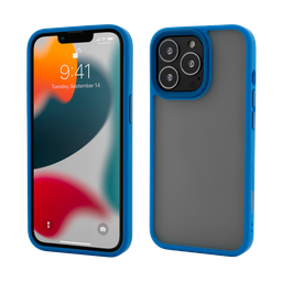 [57195] Husa iPhone 13 Pro, Clip-On Hybrid, Shockproof Soft Edge and Rigid Back Cover, Light-Blue