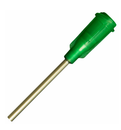 [61005] Blunt Tip Dispensing Fill Needles, Olive 14ga x 1.0&quot;
