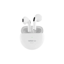 [61076]  echo+, Wireless Headphones, Bluetooth 5.0, In-Ear Headset, White