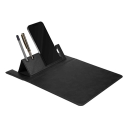 [61285] mouseStand, Mousepad, Smartphone Stand and Pen Holder, Black