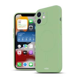 [61412] Husa iPhone 12 Soft Pro Ultra, MagSafe Compatible, Mint Green
