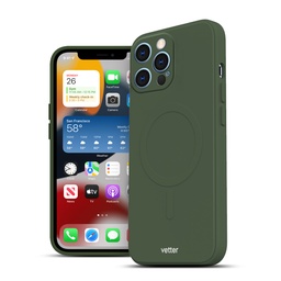 [61420] Husa iPhone 12 Pro Soft Pro Ultra, MagSafe Compatible, Midnight Green
