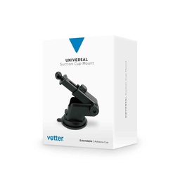 [61476] Universal Mount with Suction Cup Holder, Black