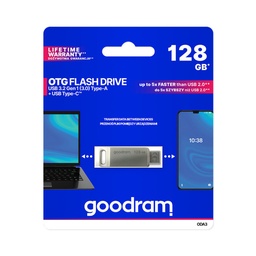 [61628] Stick Goodram ODA3-128GB, Tip-C, USB3.2