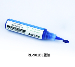 [62464] RELIFE RL-UV 901BL Insulation Environmentally UV Curing Soldering Oil Series For PCB BGA Circuit Board Protect Soldering Paste