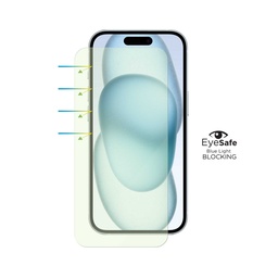 [62686] Folie iPhone 15, EyeSafe 2nd Gen, Blue Light Blocking Tempered Glass