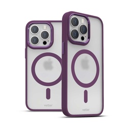 [62744] Husa iPhone 14 Pro, Clip-On Hybrid, Matt, MagSafe Compatible, Purple