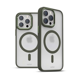 [62745] Husa iPhone 14 Pro, Clip-On Hybrid, Matt, MagSafe Compatible, Green