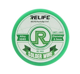 [64100] Fludor, Relife Solder Wire, RL-442 0.50mm